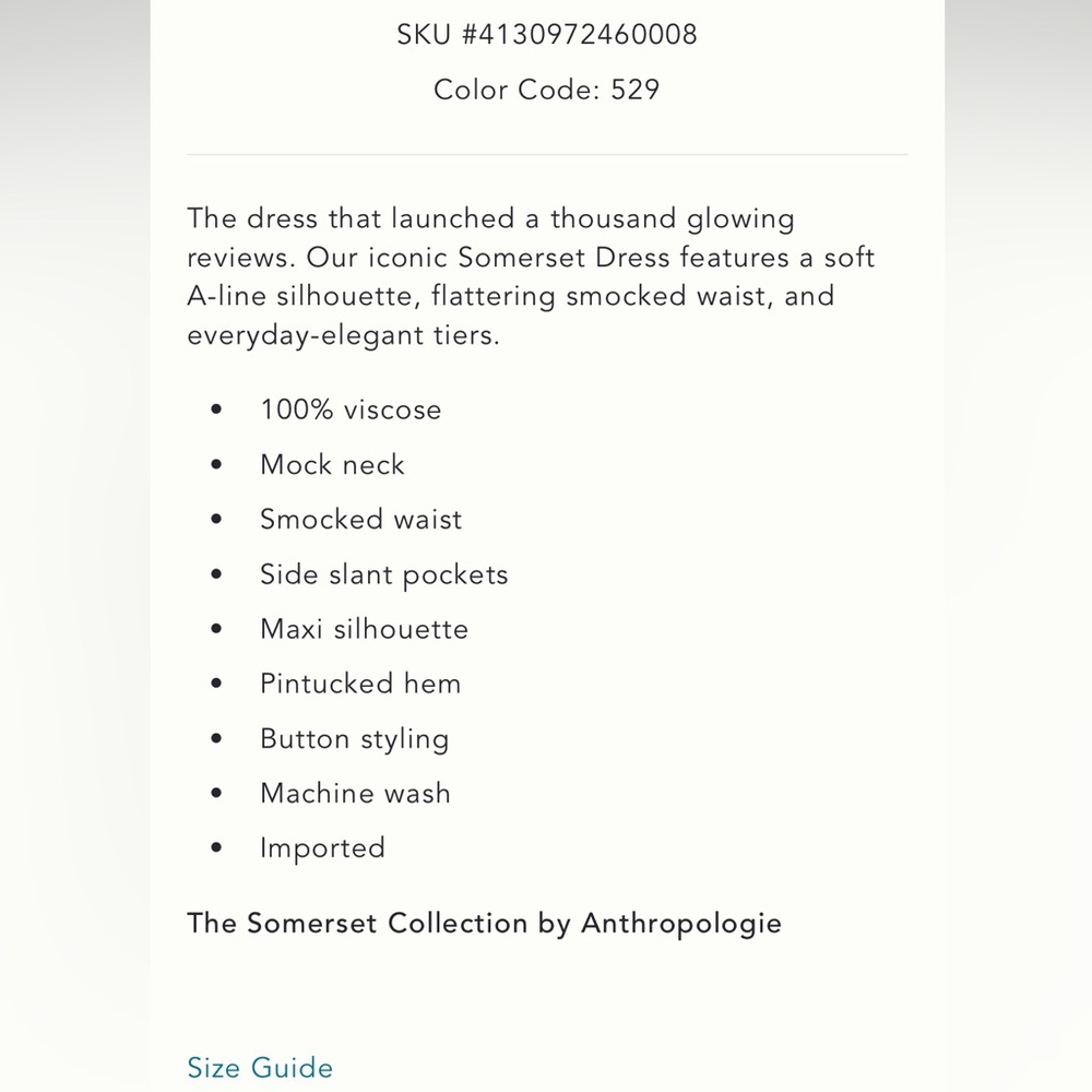 Somerset long sleeve chiffon floral maxi dress NWT - Picture 7 of 8